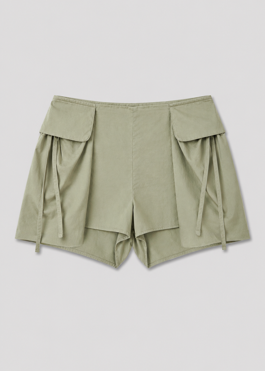 Micro Pocket Short - Stone Green