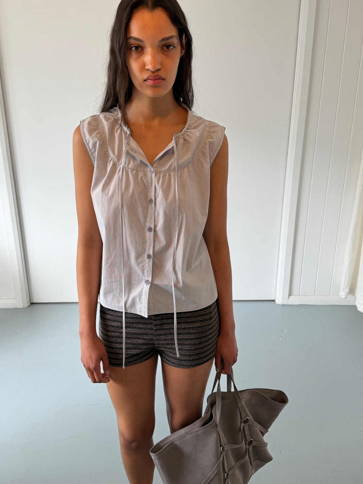 Sleeveless Blouse - Dream Stripe