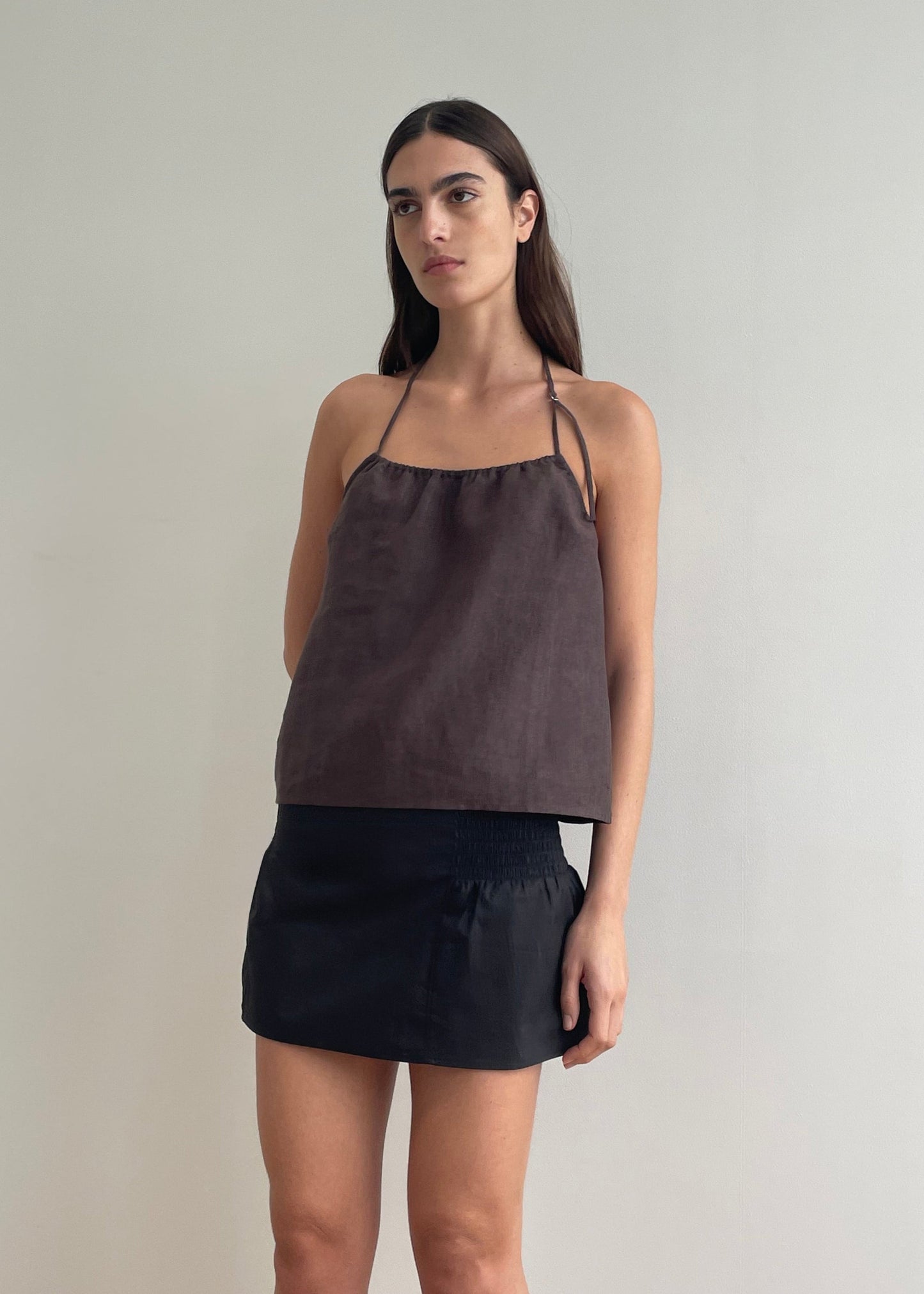 O Ring Halter - Bark