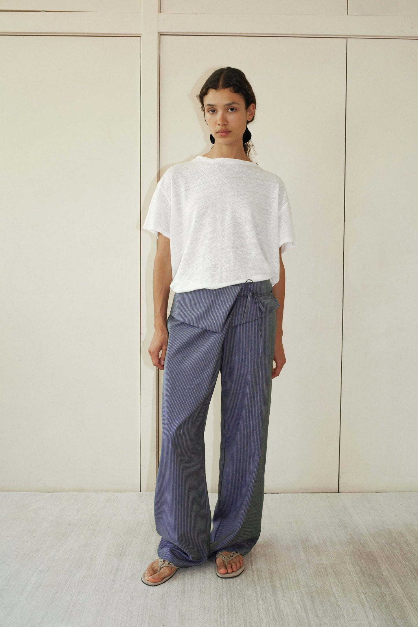 Folded Wool Pant