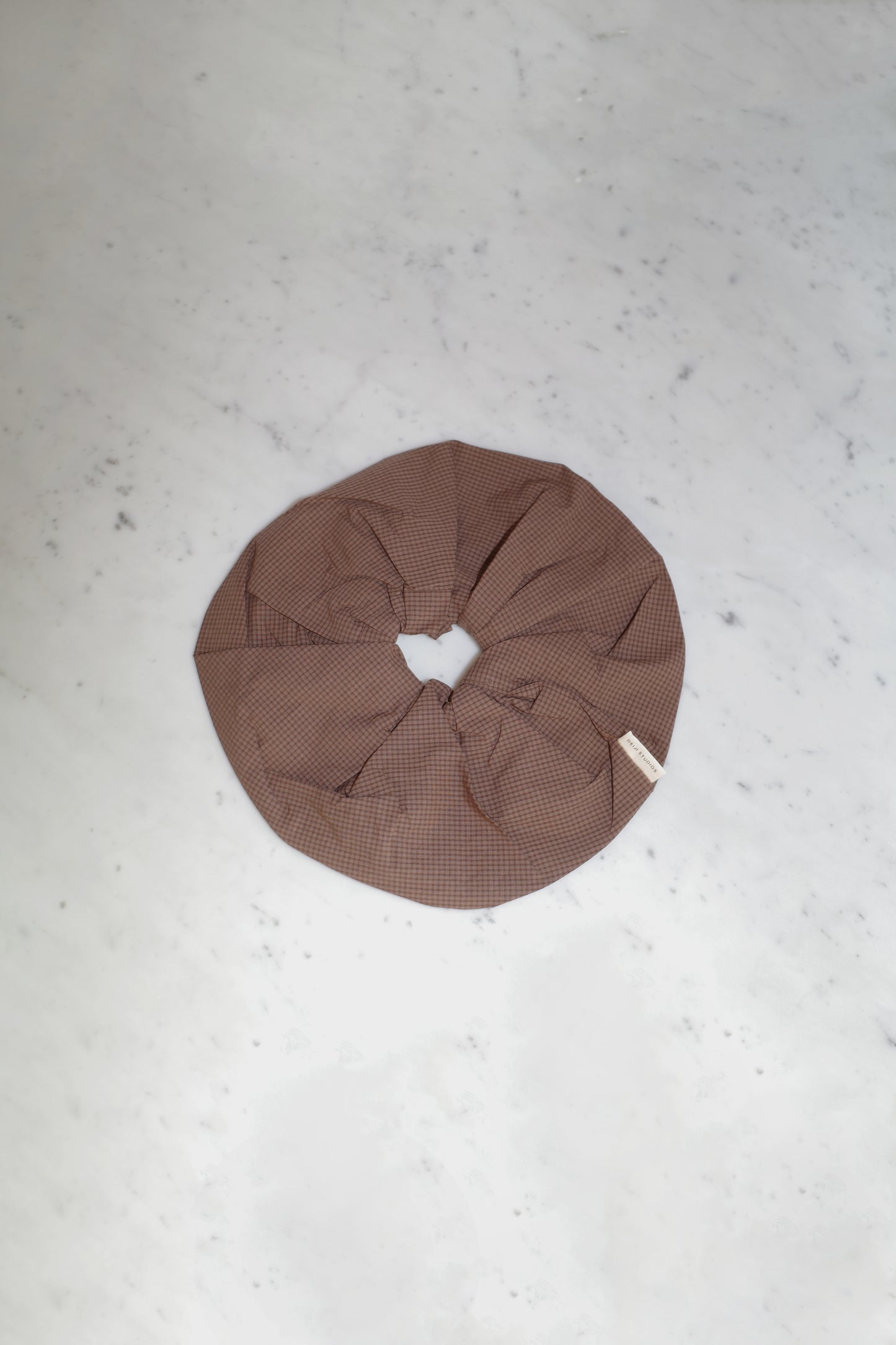 Scrunchie - Carob Check