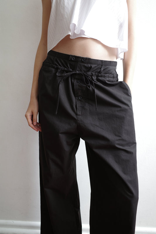Two Band Pant  - Black