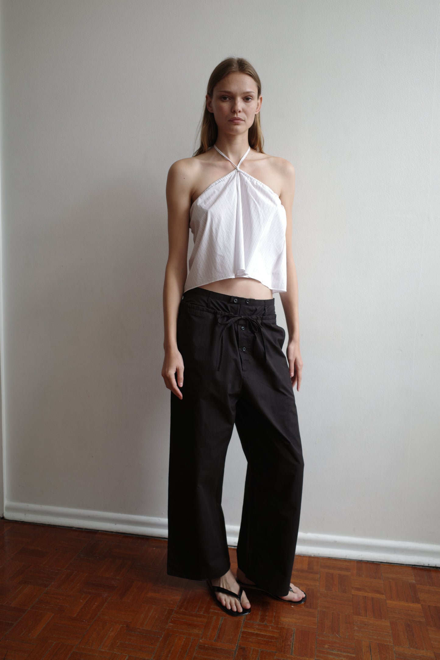 Two Band Pant  - Black