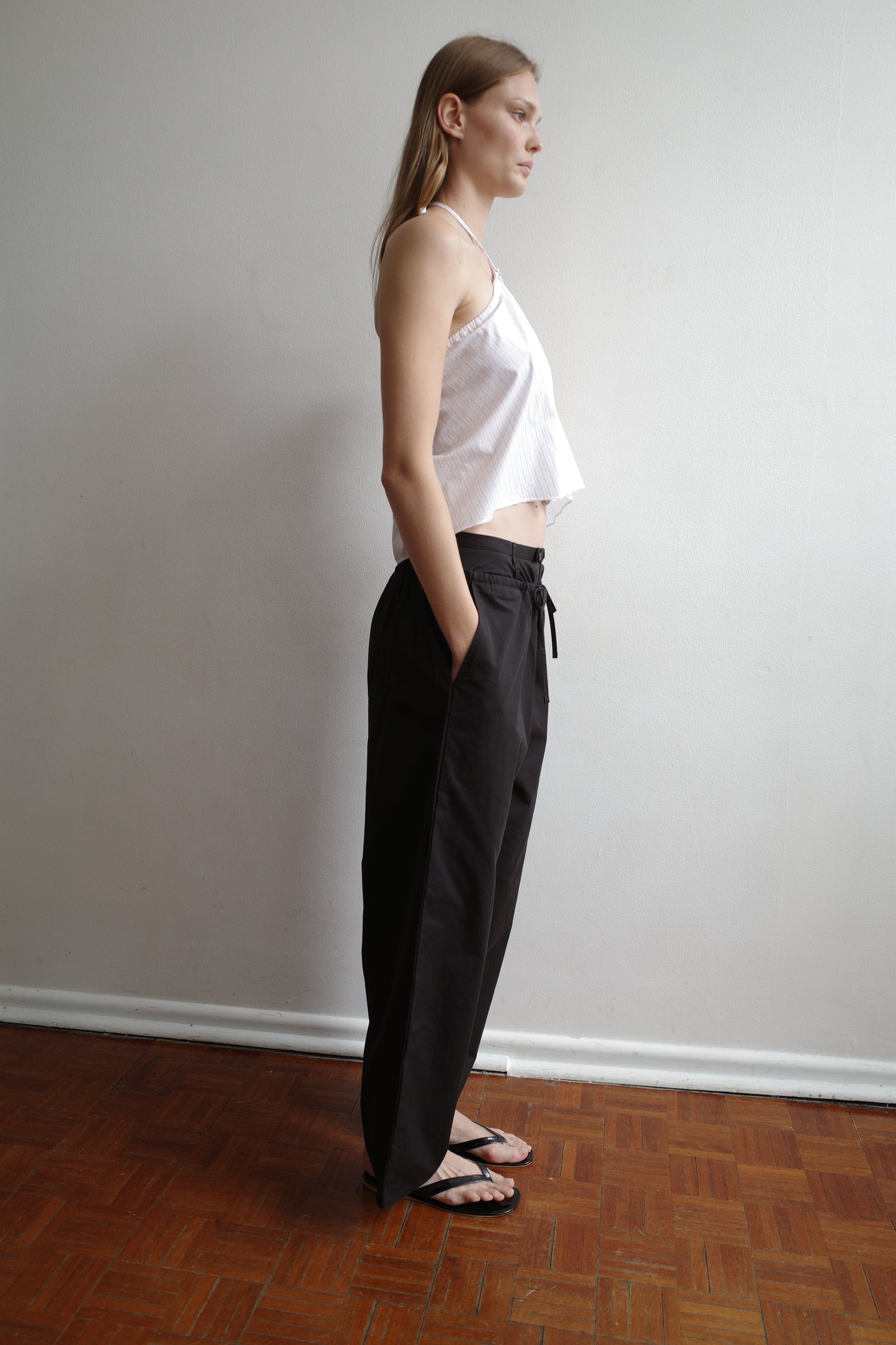 Two Band Pant  - Black