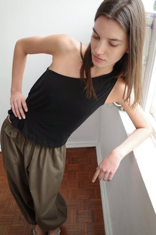 Balloon Pant - Garden Check