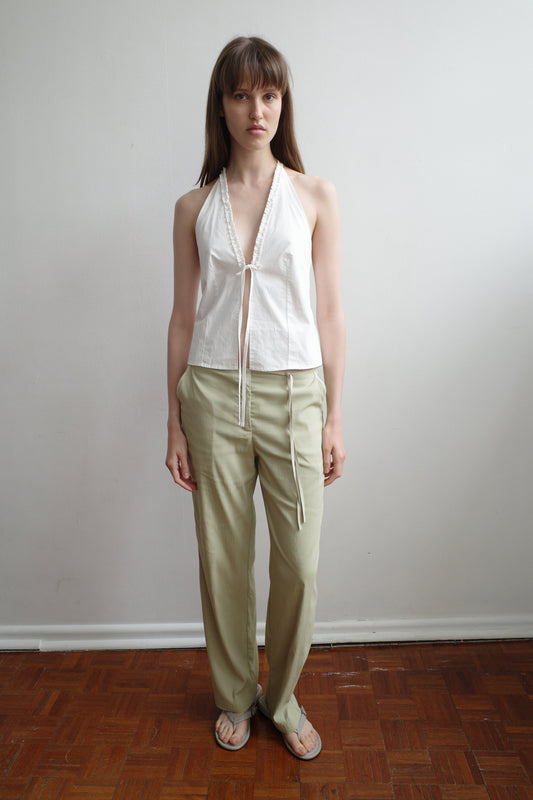 Cross Tie Pant -Sage Stone