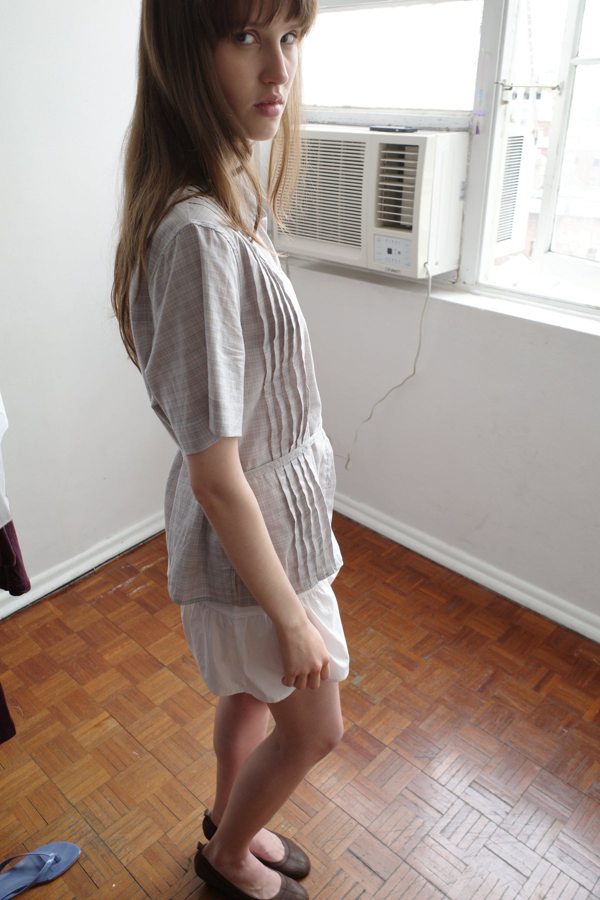 Linear Shirt - Honey Check