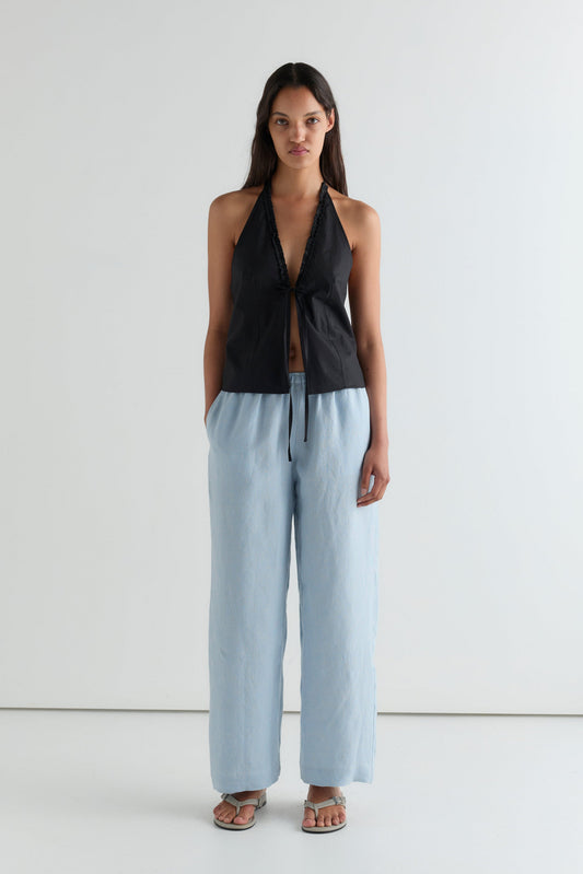 Linen Ease Trouser - Air Check