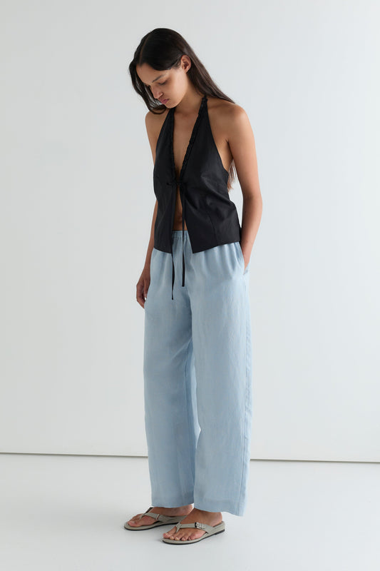 Linen Ease Trouser - Air Check