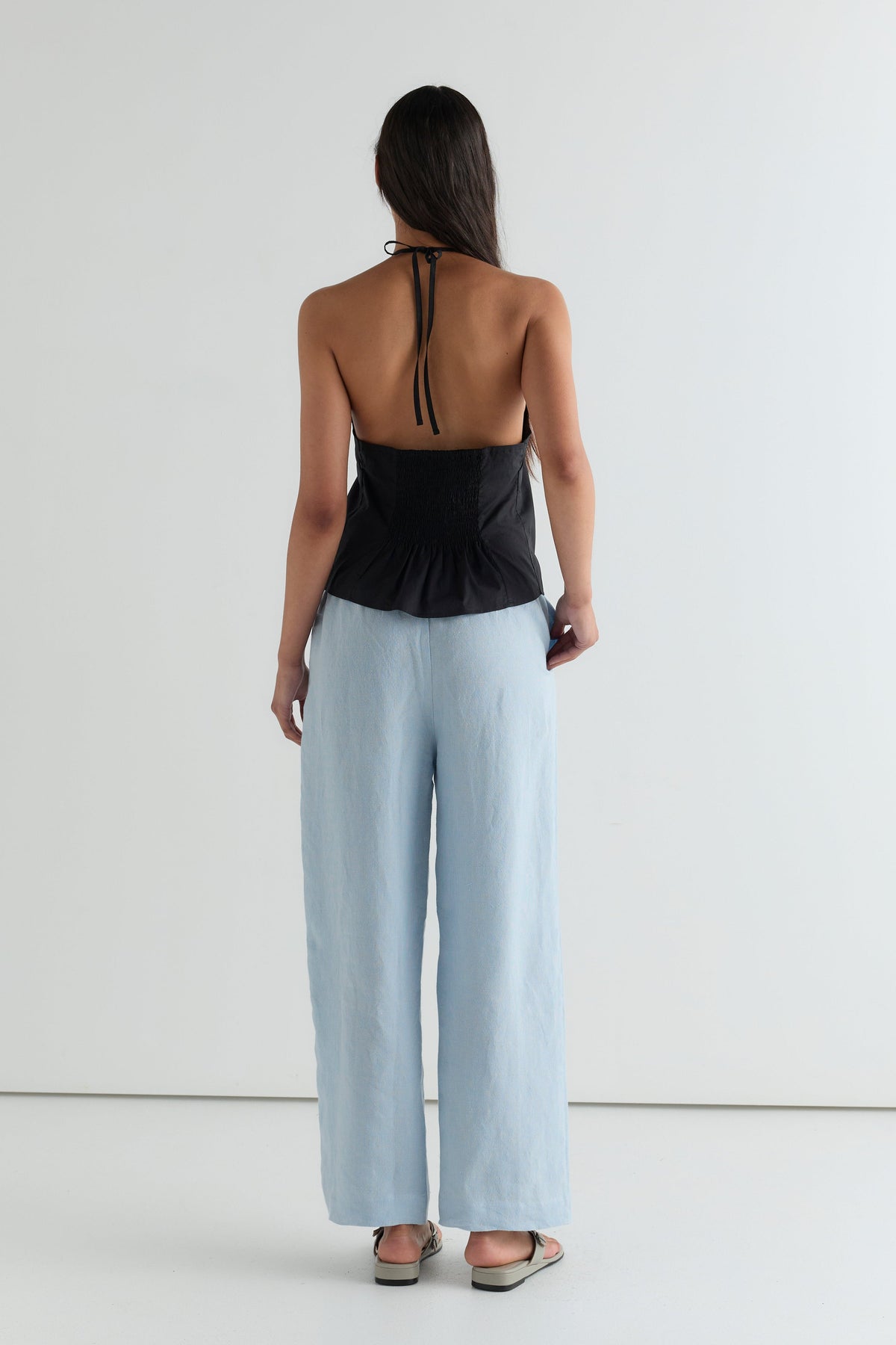 Linen Ease Trouser - Air Check