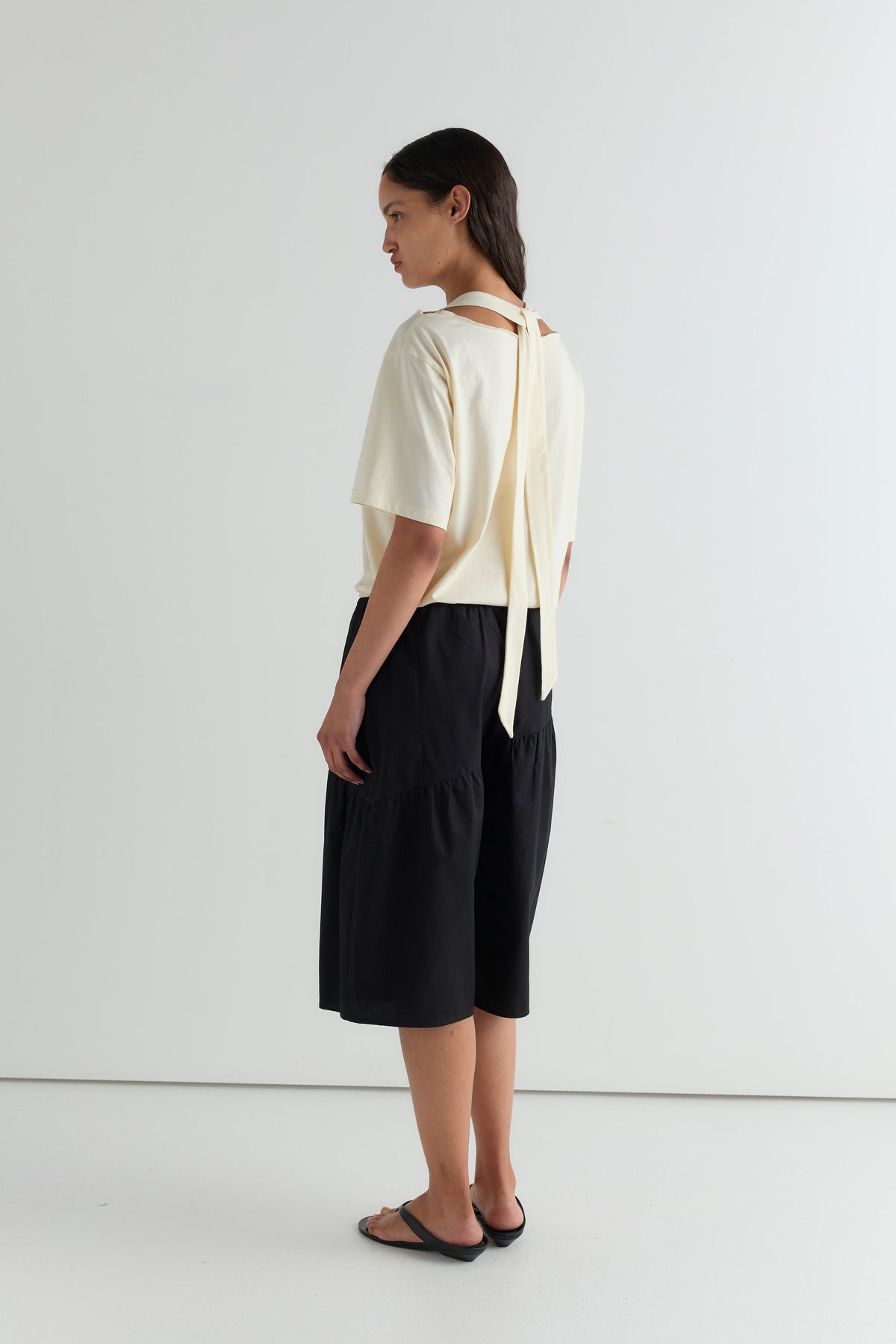 Angled Culotte - Black