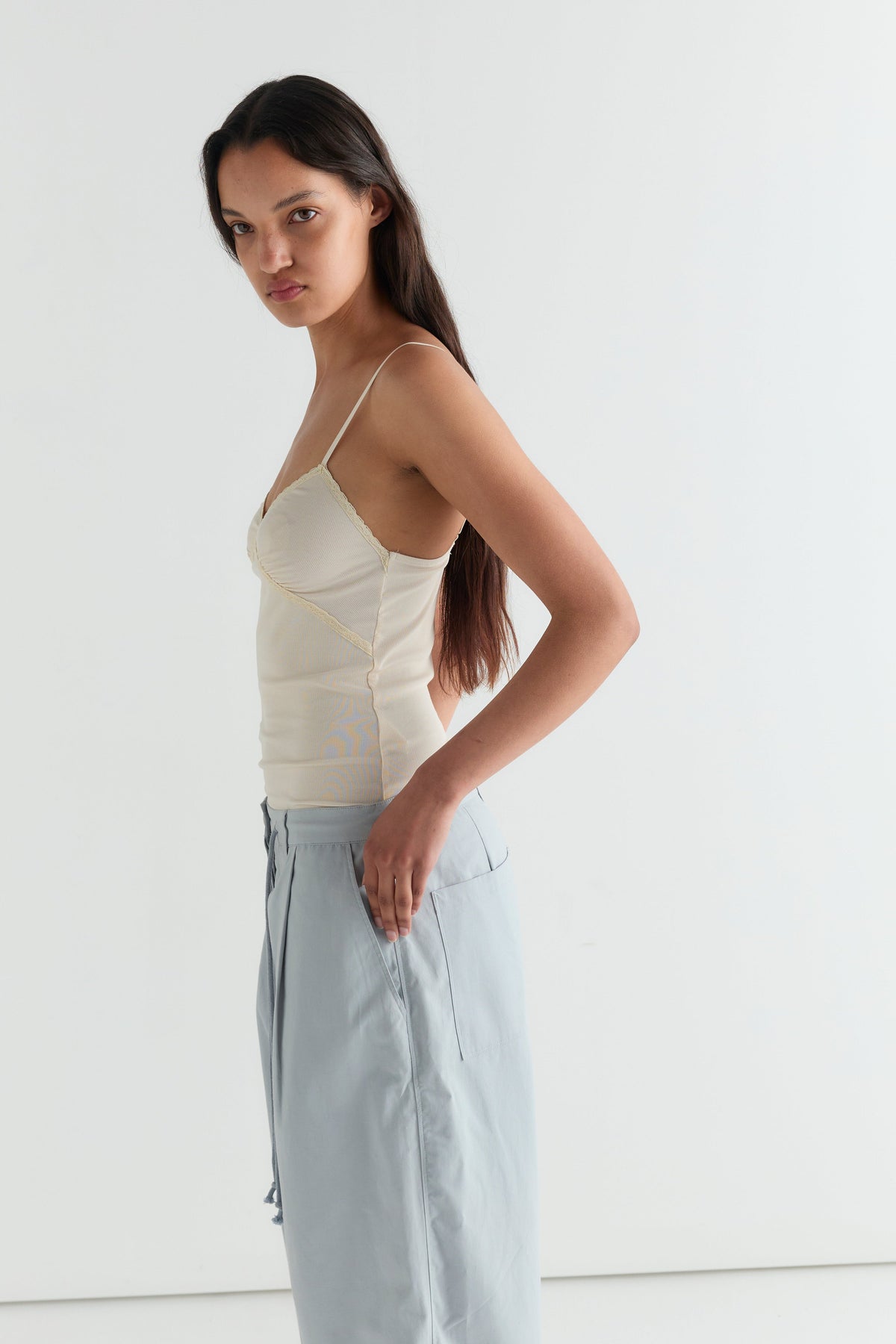 Lace Tank - Off White