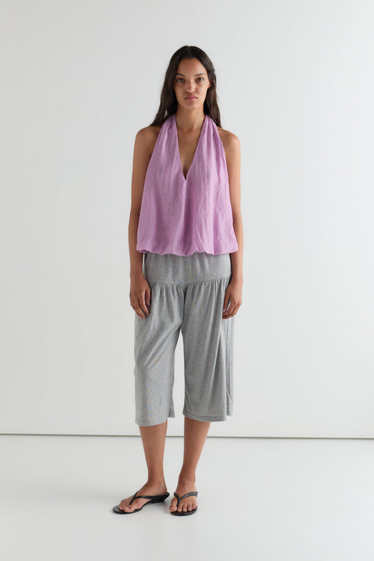Mid Jersey Lounger - Grey
