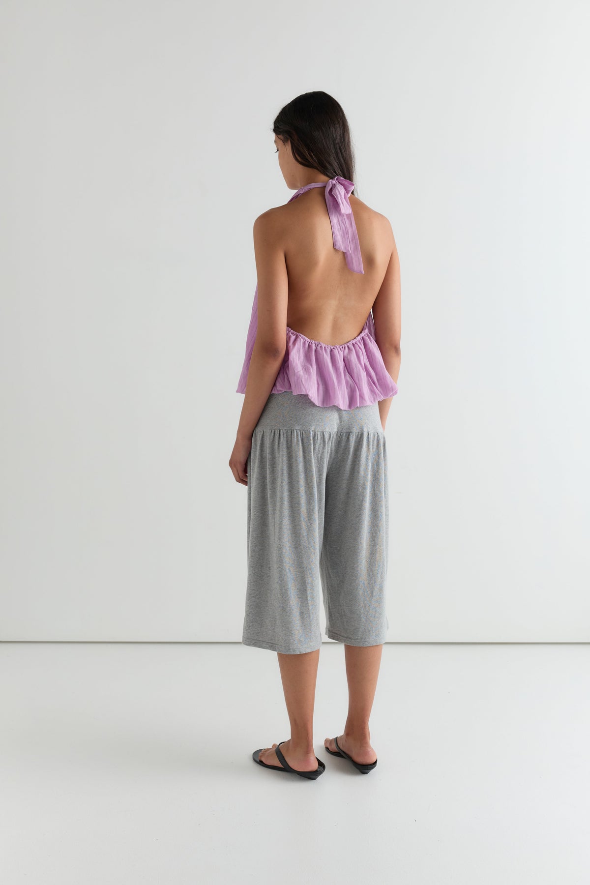 Mid Jersey Lounger - Grey