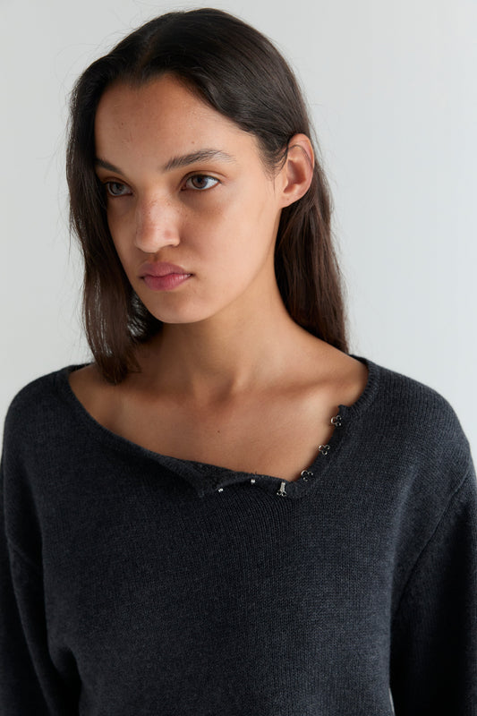 Open Knit - Grey