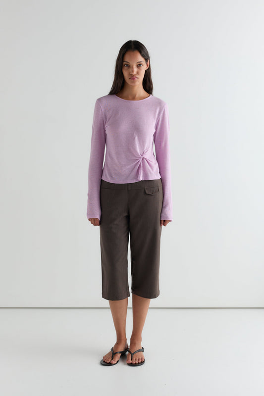 Pocket Capri - Brown