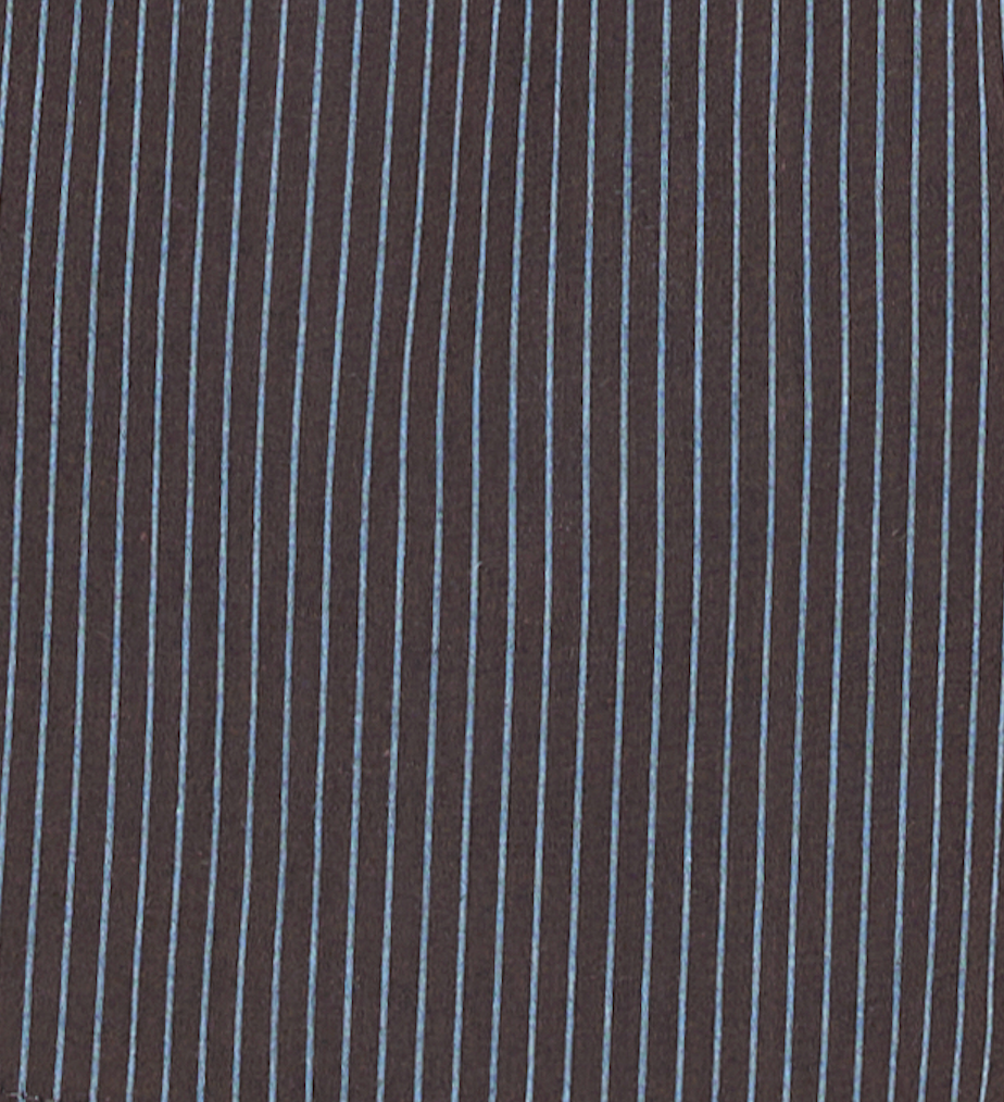 Flounce Layer Mini Skirt - Brown Blue Stripe