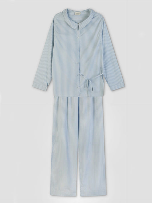Left Set - Lake Blue Stripe