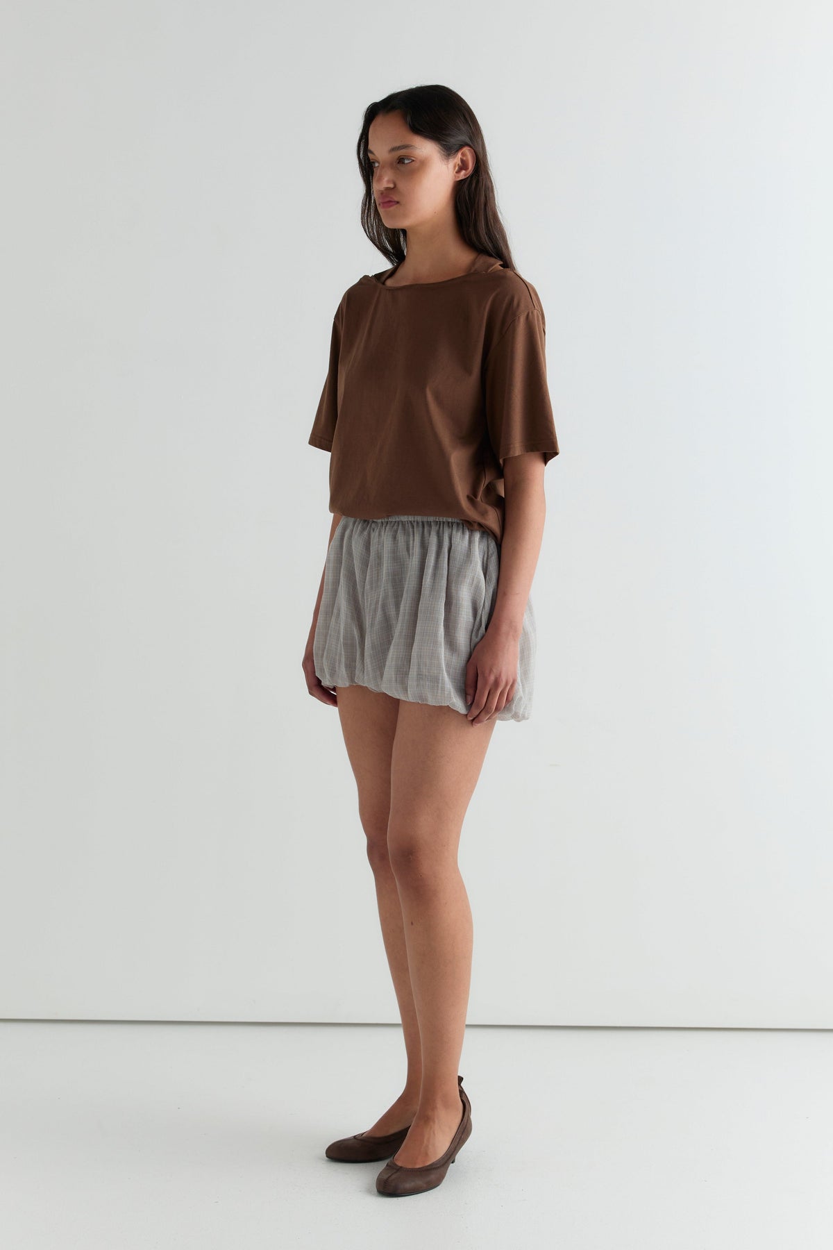 Balloon Shorts - Honey Check