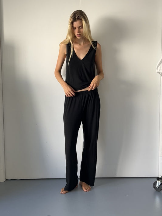 soft pant - black