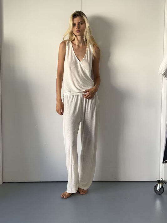 soft pant - ecru
