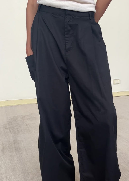 Gathered Pocket Pant