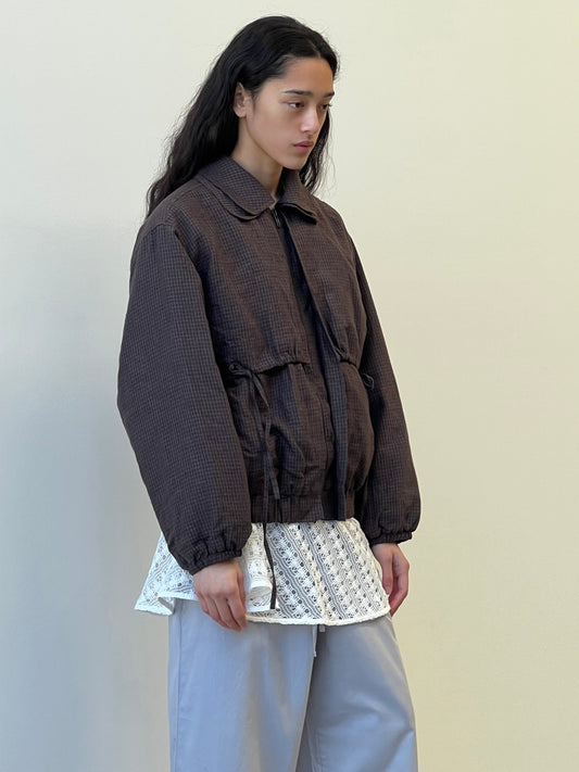 Double Layered Jacket - Slate Check