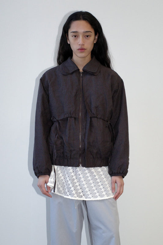 Double Layered Jacket - Slate Check